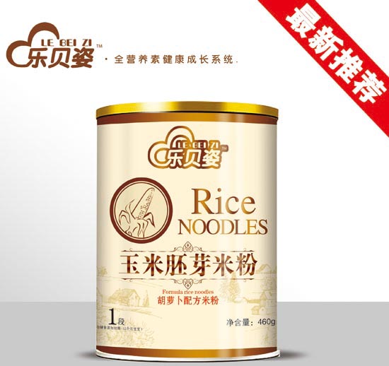 樂(lè)貝姿胡蘿卜玉米胚芽米粉1段