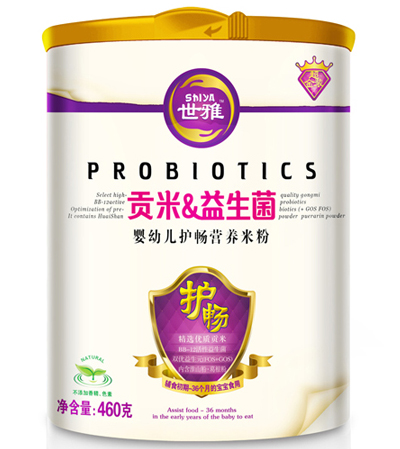 世雅貢米益生菌嬰幼兒護暢營養(yǎng)米粉