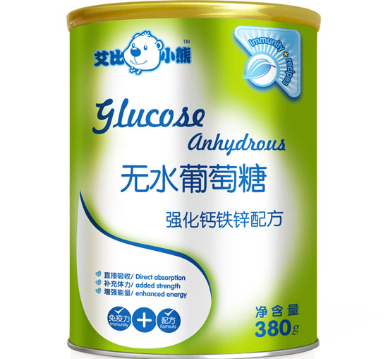 艾比小熊強(qiáng)化鈣鐵鋅無水葡萄糖聽裝