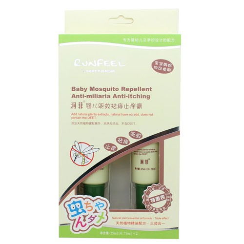 潤菲嬰兒驅(qū)蚊祛痱止癢香膏