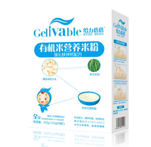 給力蓓蓓強(qiáng)化鐵鋅鈣配方有機(jī)米營(yíng)養(yǎng)米粉