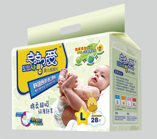 點(diǎn)點(diǎn)愛綿柔超吸嬰兒紙尿片L碼