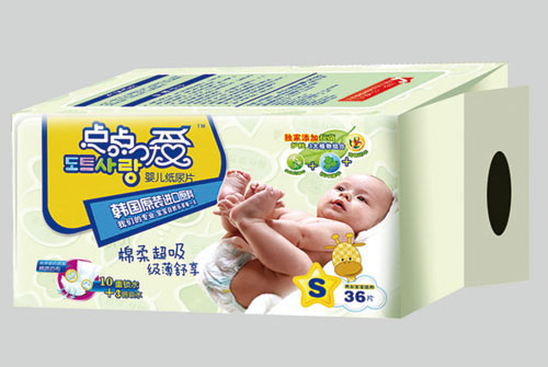 點(diǎn)點(diǎn)愛綿柔超吸嬰兒紙尿片S碼