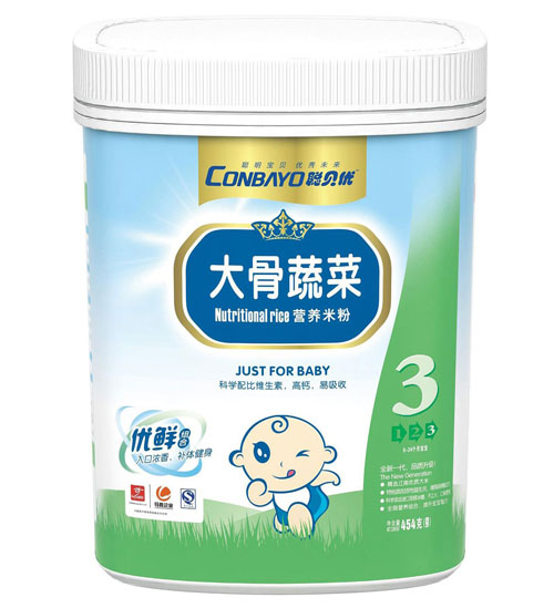 聰貝優(yōu)大骨蔬菜卜營(yíng)養(yǎng)米粉3段聽(tīng)裝