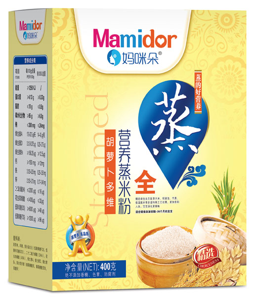 媽咪朵胡蘿卜多維營(yíng)養(yǎng)蒸米粉