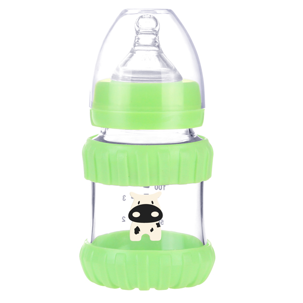 幼愛防摔感溫晶鉆玻璃寬口奶瓶150ml