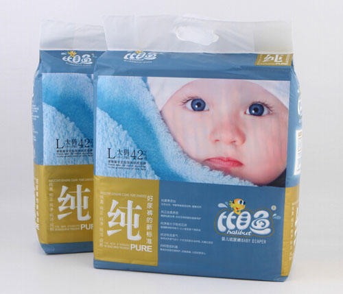 比目魚加棉快吸純品質嬰兒紙尿褲L碼42片