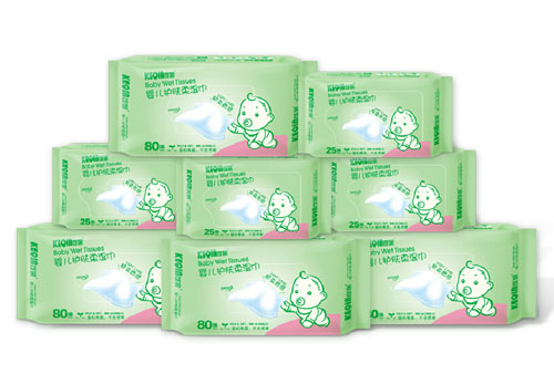 可親嬰兒護膚柔濕巾420片組合套裝