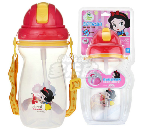 迪士尼寶寶魔術滑蓋學飲吸管水壺