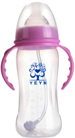 優(yōu)兒優(yōu)女330ml寬口有柄自動PP奶瓶
