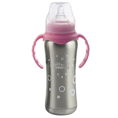 可娃不銹鋼保溫保冷奶瓶240ML