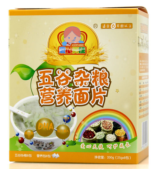 愛心天使五谷雜糧營養(yǎng)面片