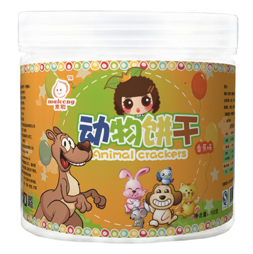 麥聰動物餅干香蕉味