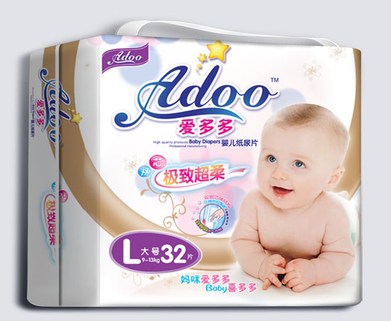 愛多多極致超柔嬰兒紙尿片L碼32片