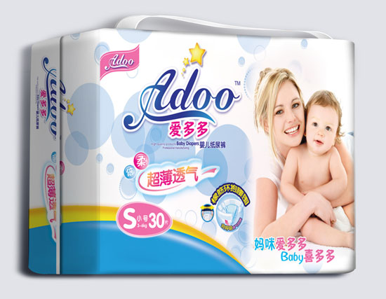 愛多多超薄透氣嬰兒紙尿褲S碼30片