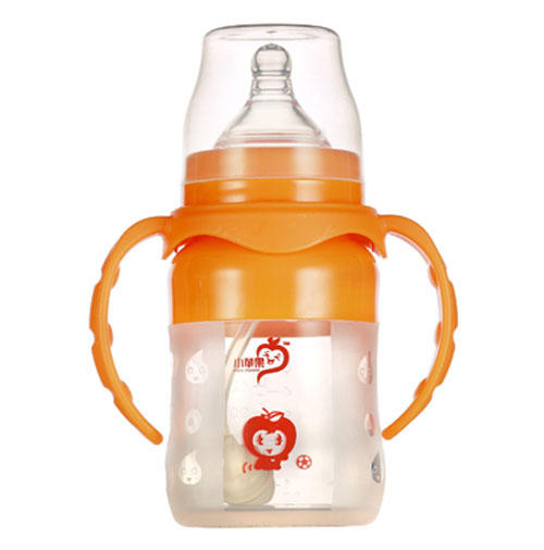 小蘋果硅膠奶瓶160ml
