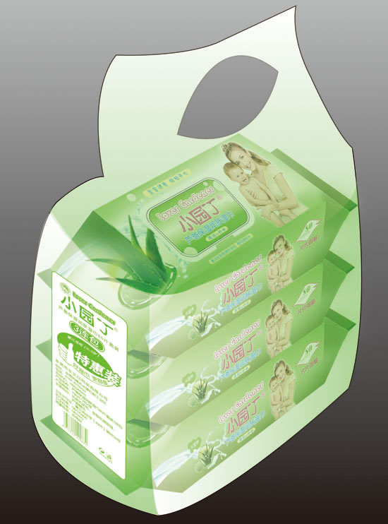 小園丁蘆薈保濕潤(rùn)膚濕巾80片裝3連包