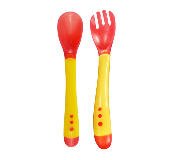 晶瑩感溫塑料勺