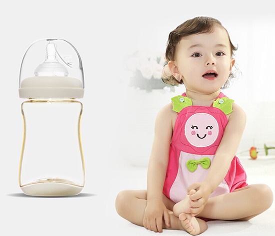 愛弗圖西240MLPPSU寬口奶瓶(米黃)