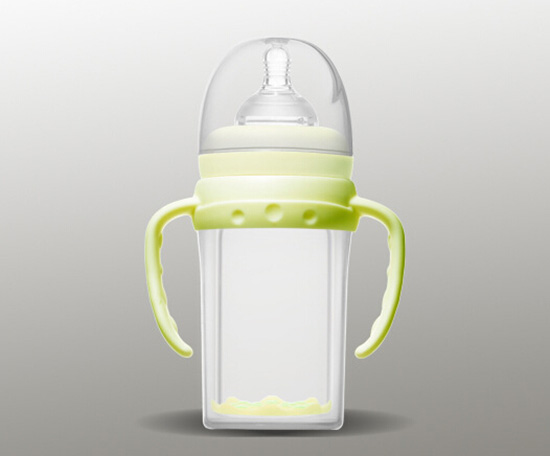 愛(ài)弗圖西180MLPP寬口直身奶瓶(蘋果綠)