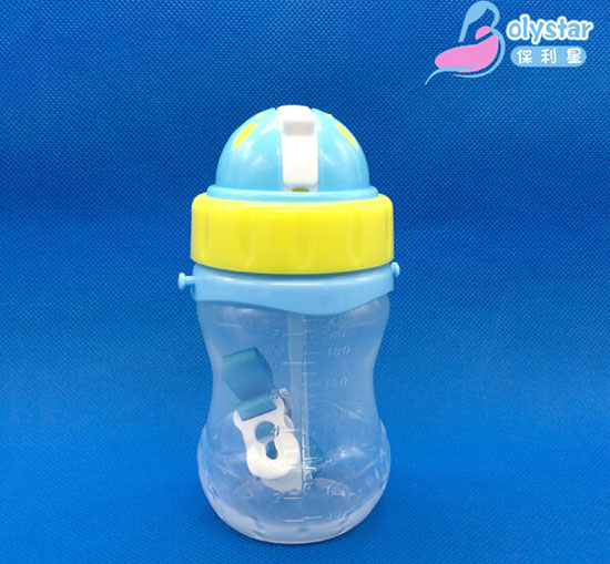 保利星210ML藍(lán)色帶背帶水杯