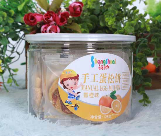 尚帥香橙味手工蛋松餅