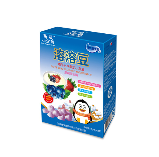 南極小企鵝藍(lán)莓混合莓溶溶豆