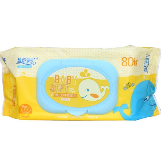 燦爛季節(jié)嬰兒柔濕巾80抽