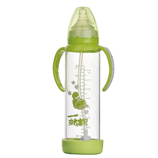 功夫?qū)氊惥с@玻璃防摔大奶瓶