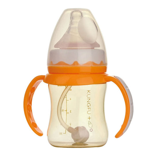 功夫?qū)氊怭PSU寬口自動(dòng)小奶瓶