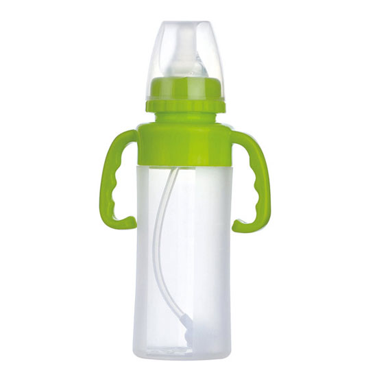 功夫?qū)氊惾枘z標(biāo)準(zhǔn)口徑帶柄自動(dòng)大奶瓶