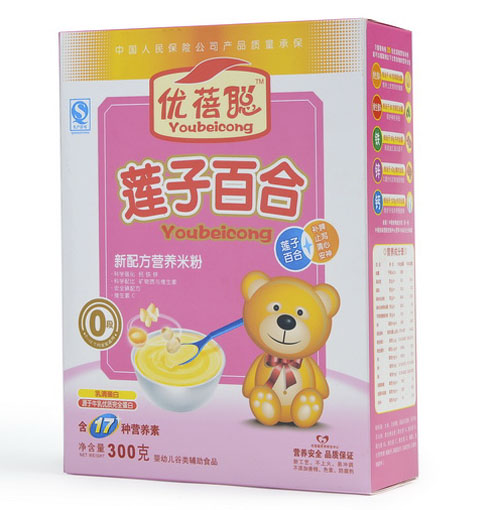 優(yōu)蓓聰蓮子百合營養(yǎng)米粉0段