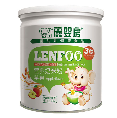 麗嬰房蘋(píng)果奶米粉