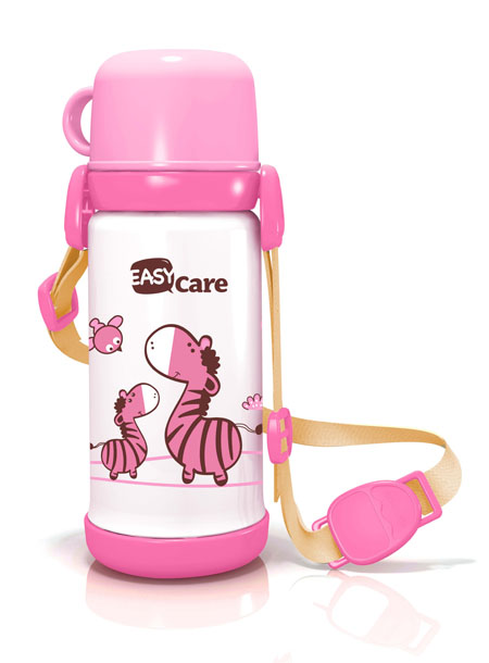 伊斯卡爾420ml 保溫水壺(紅)