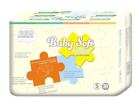 初兒爽北極棉呵護型嬰兒紙尿褲S碼30片