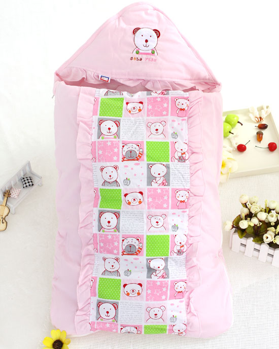 金色小魚純棉斜紋布多功能抱被