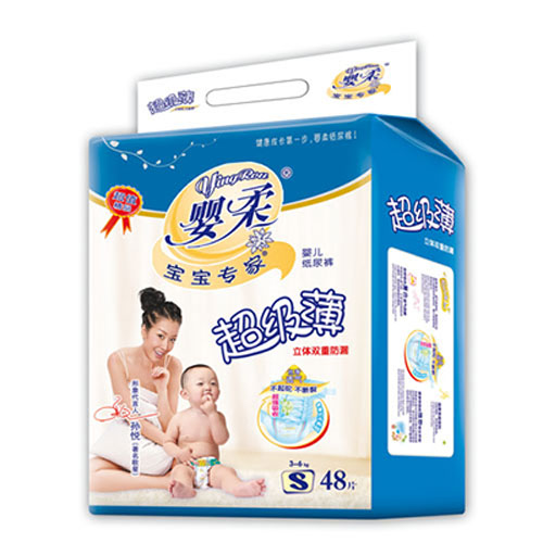 寶寶專家超級(jí)薄嬰兒紙尿褲S碼48片