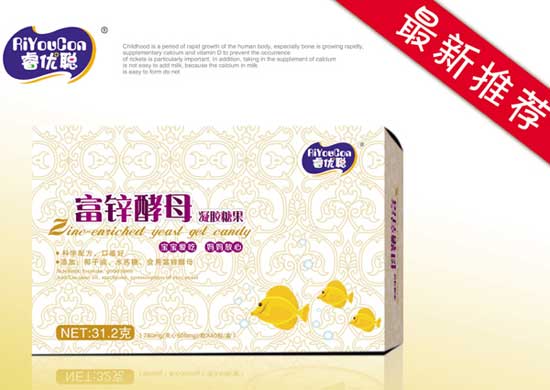 睿優(yōu)聰富鋅酵母凝膠糖果