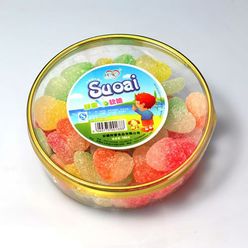 所愛鮮果VC軟糖心形多彩色