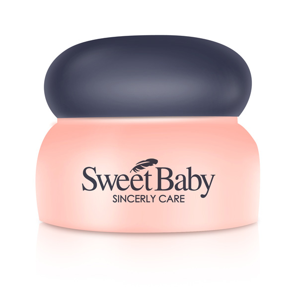 新適櫻寶鼠尾草嬰兒補(bǔ)水潤膚霜-瓶