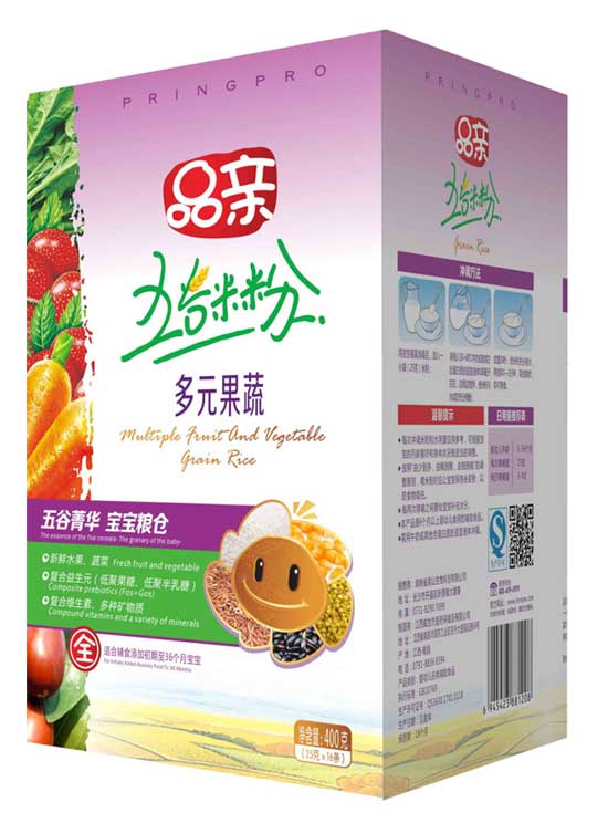 品親五谷多元果蔬營養(yǎng)米粉