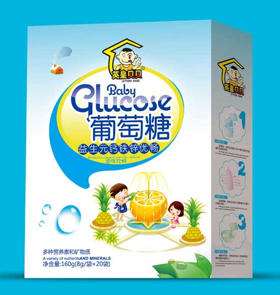 英皇貝貝益生元鈣鐵鋅優(yōu)暢葡萄糖(盒)