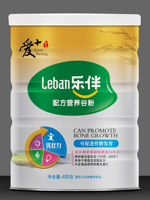 樂伴愛+優(yōu)壯力營(yíng)養(yǎng)谷粉400克