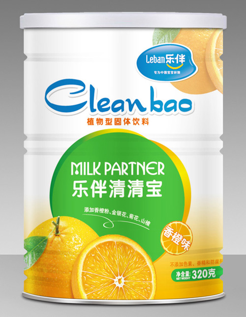 樂(lè)伴清清寶香橙味320克