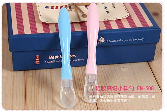 皇嬰硅膠高級(jí)小軟勺