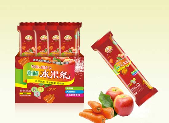 兒葆蘋果+胡蘿卜水果條