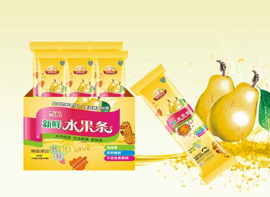 兒葆雪梨水果條
