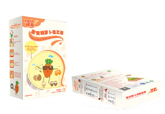 蓓寵蛋黃胡蘿卜麥芯面