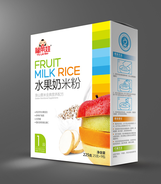 福萊娃淮山薏米水果奶米粉