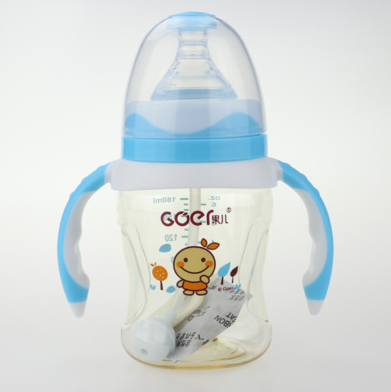 果兒180mlPPSU寬口奶瓶藍色